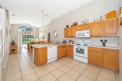 Kitchen and family room combo