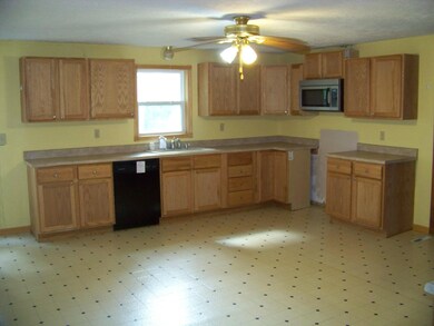 Large open kitchen