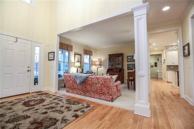Newly refinished hardwood floors