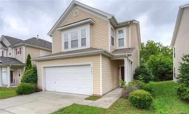 Spacious two car garage.
