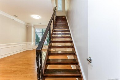 Stairs leading up to bedroom/bathroom