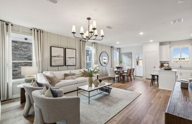 Bright and inviting gathering room perfect for entertaining *Model representation
