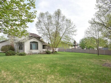 Bring a firepit to fully enjoy this large backyard
