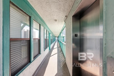 Hallway with elevator