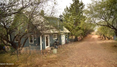 As seen from the back alley