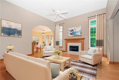 Living Room virtually staged