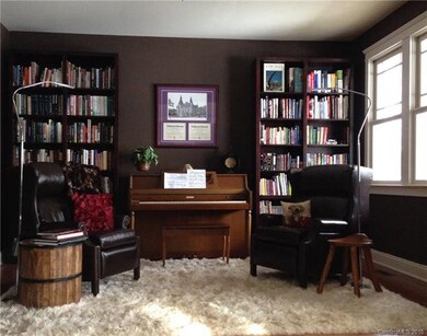 Library off foyer.
