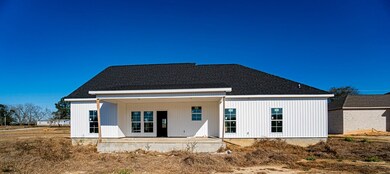 rear of home