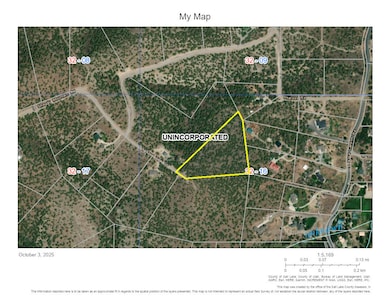Map of property location with property parcel outlined
