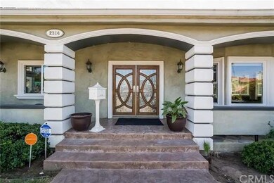 Double door front entrance