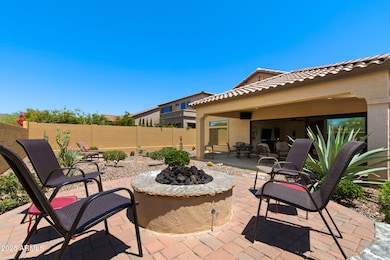 Firepit with views of Usery Pass