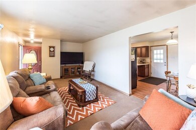 There is plenty of space for larger furniture piec