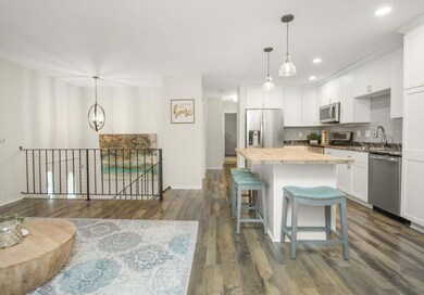 Updated light fixtures add a modern touch.