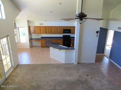 Family Room Looking To Kitchen