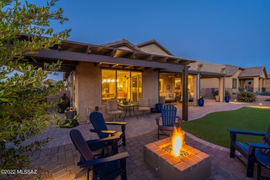 Backyard Fire Pit & Ramada