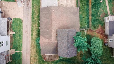 Top Elevation showing most of lot.