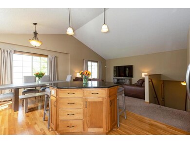 The open floor plan is ideal for entertaining!