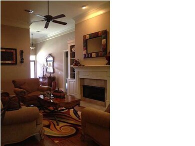 One view of the family room.