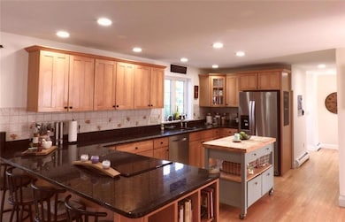 Large kitchen for cooking and...