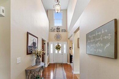 Open two story entry