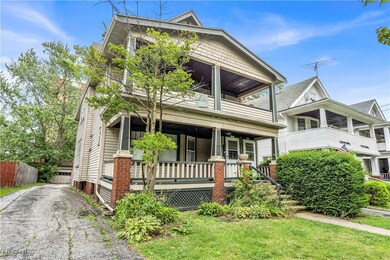 View of front of home with a porch
