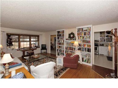 Beautiful hardwood floors in the living room