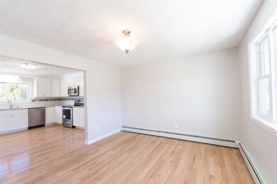 Dining room open to kitchen