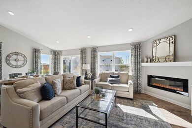 Centered by your electric fireplace with modes for all year round