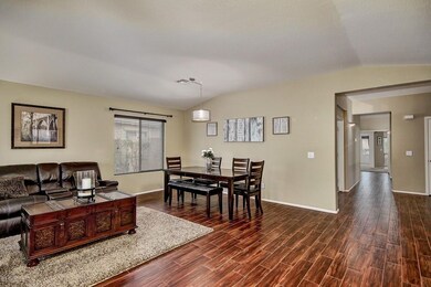 front living and formal dining and hall
