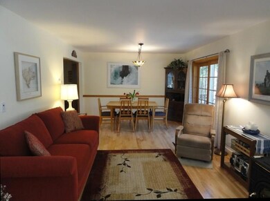 View of dining room from living room.