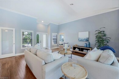 Living Room with Vaulted Ceilings