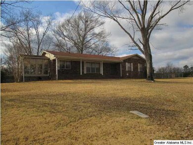 Over 2 acres come with this home