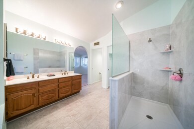 Master remodeled shower