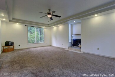 Living Room W/Wood Burning Firepalce