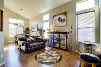 Living and dining rooms