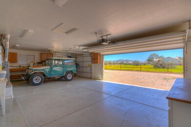 Large three car garage