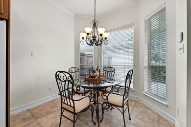 Great breakfast area with back yard views.