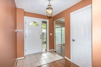 Entry, ceramic tile