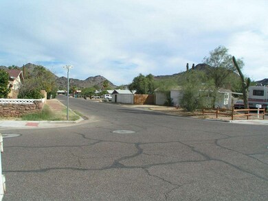 View from front looking East