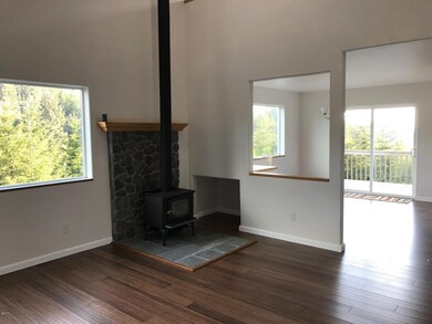 Living Room to Dining Room with Deck