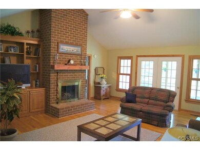 Cathedral Ceiling, Brick Fireplace, Ceiling Fan, W