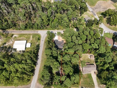Aerial shot of the property in the subdivision