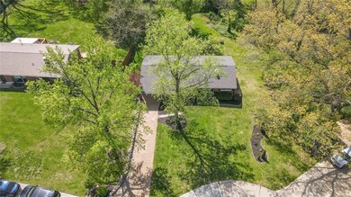 Ariel shot of property.