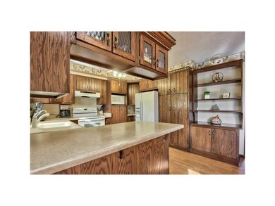 Kitchen. PLENTY OF COUNTER SPACE AND BUILT IN SHEL