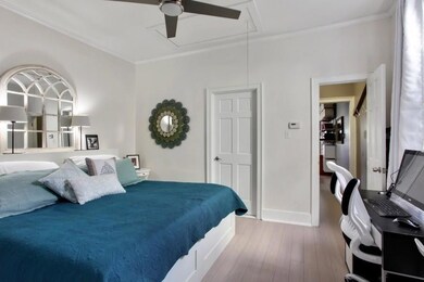 Master bedroom fits a king size bed.