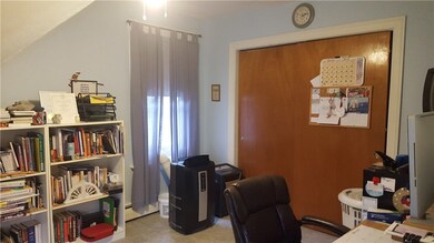 bedroom used as office
