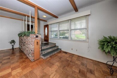 Entrance to Living Room with German inlaid hardwoo