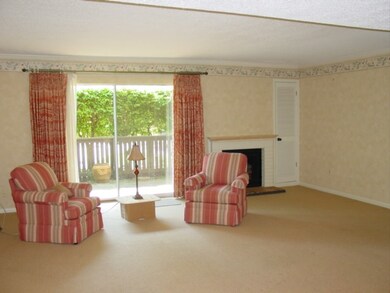 Living Room with Fireplace and opening out onto re