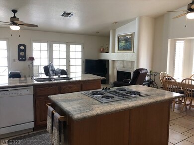 Kitchen and living room