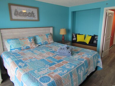 Bedroom featuring wood finished floors